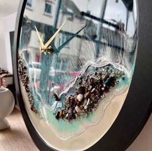 Epoxy Resin Casting Resin Statue Ocean Wave Abstract <b>Battery</b> <b>Operated</b> Custom Size Modern Home Decor Wedding Gift - Product Image 3