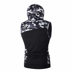 Haut à capuche sans manches 100 % coton personnalisé en forme de cœur pour homme et femme, idéal pour l'hiver et le sport - Product Image 3