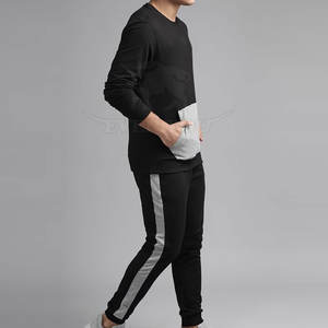 Conjunto Deportivo Unisex de Invierno de Primera Calidad, 100% Algodón, Color Sólido, Transpirable y Cómodo, en Oferta - Product Image 4