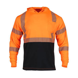 เสื้อยืดสะท้อนแสงสำหรับทำงานผู้ชาย แห้งเร็ว เสื้อยืดนิรภัย - Product Image 4