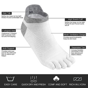 Chaussettes courtes pour jeunes à cinq doigts Coolmax 100% coton respirantes séchage rapide écologiques fabriquées au Vietnam - Product Image 4