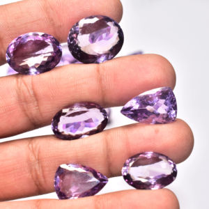 ลาบราโดไรต์ทรงดอกไม้สีน้ำเงินขัดเงาสำหรับทำเครื่องประดับ - Product Image 6