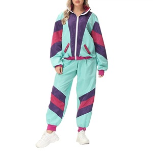 Chaqueta Deportiva Cortavientos para Mujer, al por Mayor, con Logotipo Personalizado, Multicolor, de Alta Calidad, Nuevo Diseño, Patrón Sólido, Estilo Vintage - Product Image 4