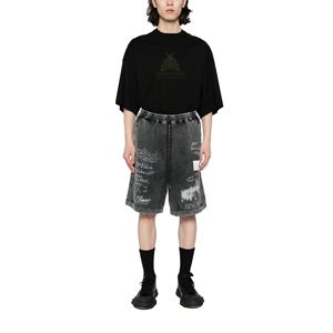 Short d'été Active Wear Blank Quick Dry Jogging Vintage Distressed Acid Washed Shorts pour homme jogger shorts de haute qualité - Product Image 1