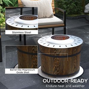 Brasero Portátil de Óxido de Magnesio sin Humo de 60 cm para Actividades al Aire Libre - Product Image 5