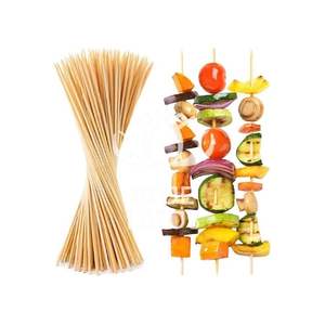 LA MEJOR VENTA Brochetas de barbacoa de bambú largas y resistentes para Kebab Satay y asar al aire libre - Product Image 1