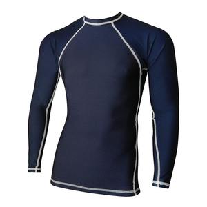 Haut de sport unisexe à manches longues, respirant, à compression légère, séchage rapide, protection UV, avec logo personnalisé, pour surf, natation et gym - Product Image 1
