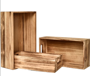 Caja de Almacenamiento Rectangular de Madera Moderna Hecha a Mano al por Mayor, Madera Natural Duradera, Capacidad de 35L, para Empaque de Regalos, Venta al por Menor - Product Image 4