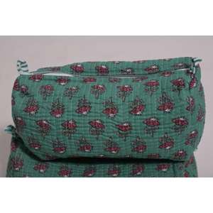 Trousse de Maquillage Imprimée en PVC, Grande Capacité, Étanche, Faite à la Main, Pochette Cosmétique de Voyage pour Femme avec Fermeture Éclair - Product Image 2