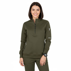 Blouses médicales unisexes personnalisables, design sportif, en tissu extensible, pour infirmières, prix de gros OEM - Product Image 1