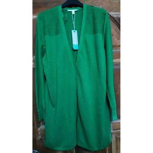 Cárdigan Largo con Botones para Mujer, 100% Algodón, Casual, Marca Surplus - Product Image 2