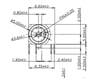 Connecteur d'alimentation CC DIP 3 broches 5 mm DC00310 personnalisé en usine, prise d'alimentation CC