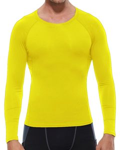 Camiseta de Compresión Deportiva Personalizada para Hombre, Manga Larga, Ropa Interior Deportiva, Camiseta para Correr, Venta al Por Mayor OEM - Product Image 2
