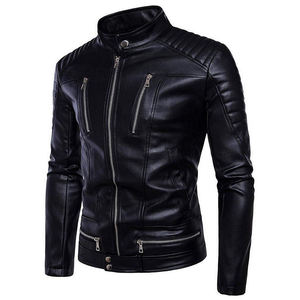Chaqueta de Motociclista de Cuero Impermeable para Hombre, para Invierno, Talla Grande, Ropa para Motociclismo - Product Image 2