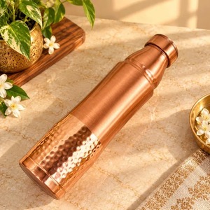 Premium <b>Copper</b> Water Bottle <b>For</b> <b>Men</b> Women And Adults Reusable Drinking Bottle <b>For</b> Travel Fitness And Daily Use - Product Image 4