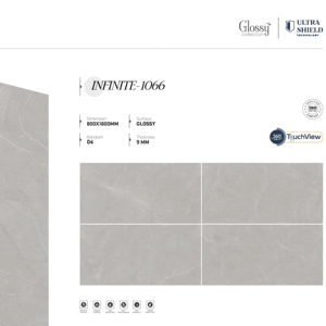 Carreaux de porcelaine brillants de qualité export, grand format 800x1600, 1200x1800, 750x1500 mm, pour intérieur et usage commercial - Product Image 1