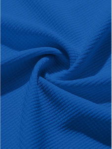 Survêtement bleu à capuche pour homme, coupe droite, couleur unie, fermeture éclair, décontracté, automne, polyester, respirant, polaire, coupe régulière, côtés zippés - Product Image 5