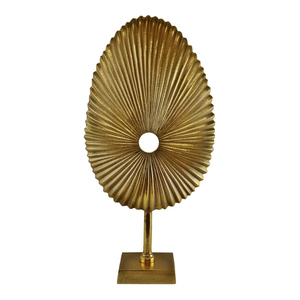 Luxuries Metal <b>Ring</b> Sculpture Home Decor Accent Piece Silver Finish Stacked <b>Circle</b> Art On Black Wooden Base Tabletop Ornament - Product Image 5