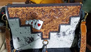 Bolso Bandolera de Cuero Genuino Premium con Borlas, Estilo Vintage, para Mujer, con Cierre - Product Image 5