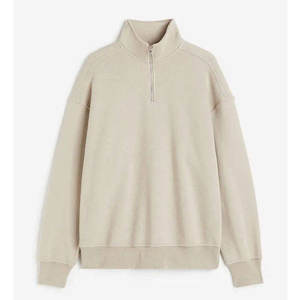 Sweat-shirts à fermeture éclair 1/4 pour hommes avec logo brodé personnalisé, uniformes, vêtements de travail décontractés pour l'hôtellerie, sweat-shirt à fermeture éclair 1/4 - Product Image 1