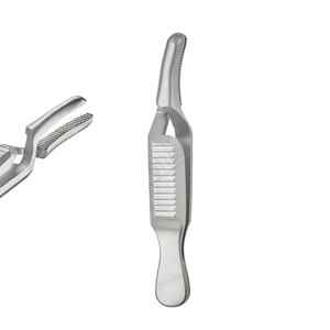 Dieffenbach Serrefine Bulldog Abrazadera 5,7 cm Curvada Serrada Abrazadera de Bulldog de acero inoxidable de alta calidad Instrumento quirúrgico - Product Image 1