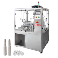 Machine de remplissage et de capsulage à haute vitesse pour petites ampoules avec écran tactile
