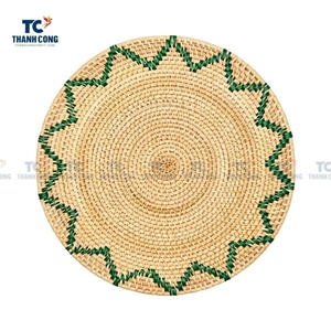 Manteles Individuales Redondos de Mimbre Tejido a Mano de Pasto Marino de Vietnam, Manteles Individuales de Mimbre Tejido, Manteles Individuales de Mimbre para Mesa de Cocina - Product Image 5