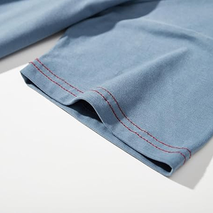 Vente directe usine – Nouveau T-shirt décontracté vintage à col contrastant pour homme, coupe ample, 100 % coton, haute qualité, vente en gros - Product Image 4