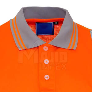 Chemises à manches courtes respirantes et durables pour les travaux en extérieur, polos de travail respirants pour hommes - Product Image 4