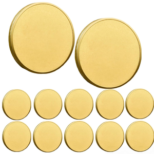 Disques de laiton vierges ronds en métal pour gravure laser, estampage personnalisé, jetons personnalisés, fabrication de bijoux, artisanat et bricolage - Product Image 1