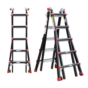บันไดอเนกประสงค์อลูมิเนียมพับได้ VIETLADDERS NVLB-45 EN131 ขนาดกะทัดรัด ใช้ในบ้าน โรงแรม ภายนอกอาคาร 1 - Product Image 2