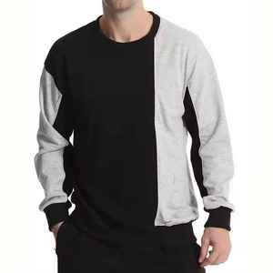 Sweat-shirt à demi-zip personnalisé avec logo OEM, de haute qualité, à épaules tombantes, en molleton, pour hommes, Fear God, en coton - Product Image 1