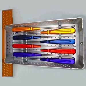 Juego de 8 Retractores de Huesos de la Columna Cervical, Instrumentos Quirúrgicos Manuales de Acero Inoxidable con Caja, Herramienta Ortopédica - Product Image 4