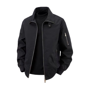 Vestes pour hommes en tissu uni, taille plus, prix d'usine du Bangladesh et de la Chine, logo personnalisé brodé, printemps/automne, vêtements de travail - Product Image 1