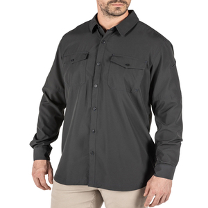 Chemise tactique multi-usages à manches longues pour homme avec poches zippées pour la randonnée, le tir, l'alpinisme, l'entraînement et la protection en plein air - Product Image 4