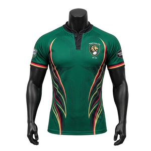 Camiseta de Rugby a Precio de Fábrica, Logotipo Personalizado, Ropa Deportiva Ligera para Equipos de Club, Sesiones de Práctica y Pedidos de Uniformes al por Mayor - Product Image 1