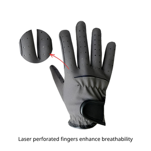 Gants de golf sur mesure pour hommes, confortables pour l'été, pour tous les temps, main gauche, paume en silicone durable, haute adhérence, VN - Product Image 3