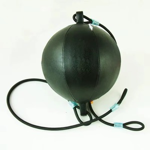 Ballon de frappe double en cuir PU véritable de haute qualité, entièrement imprimé par sublimation, pour sac de boxe, personnalisable avec étiquette privée - Product Image 5