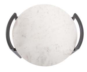 Table basse moderne aspect marbre, table d'appoint en métal, table d'appoint à structure en fer pour salon, chambre à coucher, meubles de salon, prix bas - Product Image 5