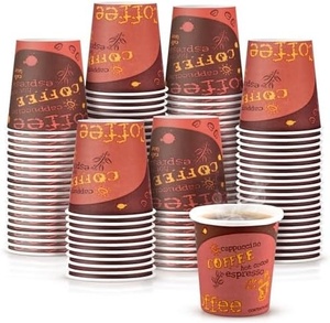 Vasos de Papel de Doble Pared Impresos de 8oz para Café, Bebidas Calientes para Llevar, Vasos Desechables para Bebidas Calientes, Diseño de Café Latte - Product Image 5