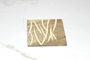 Sous-verres en bois écologiques de 5 mm d'épaisseur en gros, en bois de manguier et d'acacia, décoration de table, tapis et dessous de verre personnalisés - Product Image 6