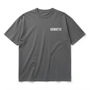 T-shirts graphiques streetwear personnalisés imprimés DTF, vêtements vierges grandes tailles, t-shirts lavables vintage surdimensionnés pour hommes - Product Image 5