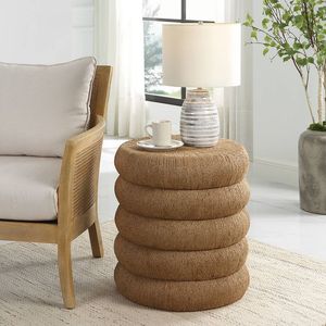 Modern Indoor Rope Accent <b>Table</b> For Bedroom Living Room Waiting Area And Elegant Space Decoration - Product Image 6