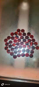 Botones de Cuerno de Búfalo en Blanco, Material Natural, Accesorios de Costura - Product Image 3