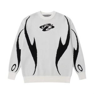 เสื้อสเวตเตอร์ถักคอวีผ้าฝ้ายสำหรับผู้ชาย ลายแจ็คการ์ด ระบายอากาศได้ดี ไม่ยับ ไม่หด ตกแต่งด้วยงานปัก เหมาะสำหรับทุกฤดู - Product Image 3