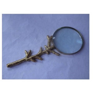 Loupe de lecture de haute qualité plaquée or, protection oculaire pour une lecture améliorée des livres, journaux et documents - Portable - Product Image 4