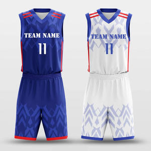 Maillots de basket-ball d'hiver personnalisés sublimés, unisexes, sans manches, col en V, séchage rapide, respirants, en polyester écologique, maillot d'équipe - Product Image 2