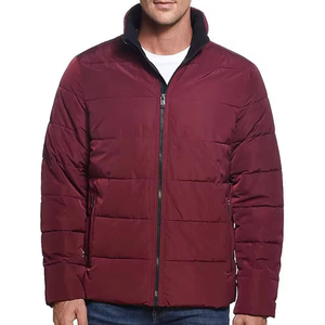 High Quality Breathable Men's Custom Puffer Quilted <b>Jacket</b> Slim Fit Heat-Transfer Printed men <b>jackets</b> - Product Image 1