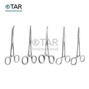 ชุดเครื่องมือผ่าตัดและจับเข็ม 12 ชิ้น ทำจากสแตนเลส สำหรับทันตกรรม/สัตวแพทย์/การแพทย์ แบบตรงและแบบโค้ง - Product Image 6