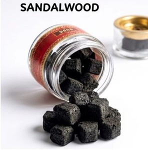Madera de Sándalo Bakhoor, Forma Cuadrada | Incienso Árabe Premium en Forma Cuadrada para el Hogar y Fragancia Duradera de Sándalo, Bakhoor, Jazmín - Product Image 1